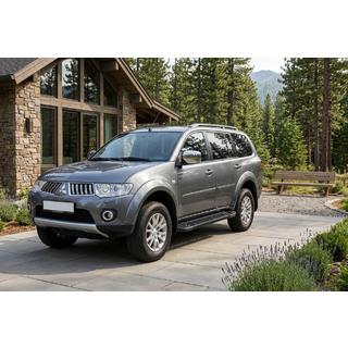 Sānu pakāpieni RedLine Black (2 gab., alumīnijs) Mitsubishi Pajero Sport 2008–2015 foto 1