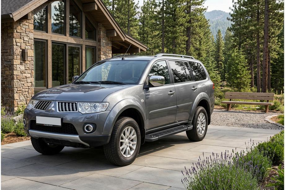 Mitsubishi Pajero Sport 2008–2015 Sānu pakāpieni RedLine Black (2 gab., alumīnijs) Foto 1