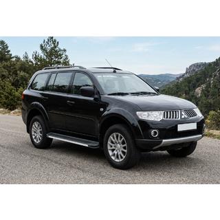Sānu sliekšņi Maya V1 (2 gab., alumīnijs) Mitsubishi Pajero Sport 2008–2015 foto 1