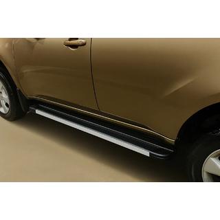 Sānu sliekšņi Maya V1 (2 gab., alumīnijs) Mitsubishi Pajero Sport 2008–2015 foto 3