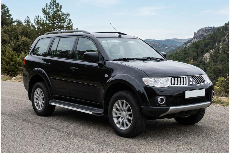 Mitsubishi Pajero Sport 2008–2015 Sānu sliekšņi Maya V1 (2 gab., alumīnijs) Image