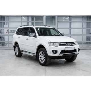 Sānu sliekšņi Maya V2 (2 gab., alumīnijs) Mitsubishi Pajero Sport 2008–2015 foto 1