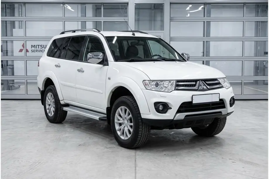 Mitsubishi Pajero Sport 2008–2015 Sānu sliekšņi Maya V2 (2 gab., alumīnijs) Image