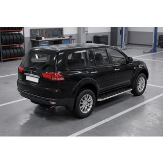 Sānu pakāpieni Maydos V1 (2 gab., alumīnijs / nerūsējošais tērauds) Mitsubishi Pajero Sport 2008–2015 foto 1