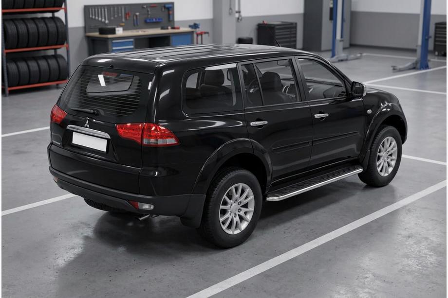 Mitsubishi Pajero Sport 2008–2015 Sānu pakāpieni Maydos V1 (2 gab., alumīnijs / nerūsējošais tērauds) Image