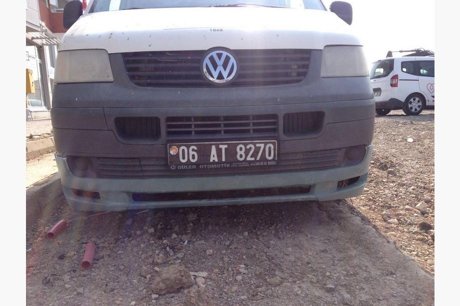 Volkswagen T5 Transporter 2003–2010 Priekšējais apakšējais ABT lūpas spoilers ar kanardiem (krāsošanai) Foto 7