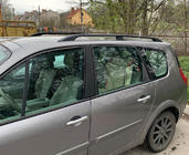 Renault Scenic/Grand 2003–2009 Melni jumta reliņi (2 gab.) Garā versija (Grande) foto 4