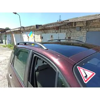 Melni jumta reliņi (2 gab.)