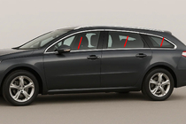Peugeot 508 2010–2018 Apakšējās logu apdares līstes (SW, nerūsējošais tērauds) foto 1