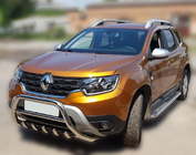 Renault Duster 2018–2024 Kenguru stienis bez uzraksta WT003 (nerūsējošais tērauds) foto 9