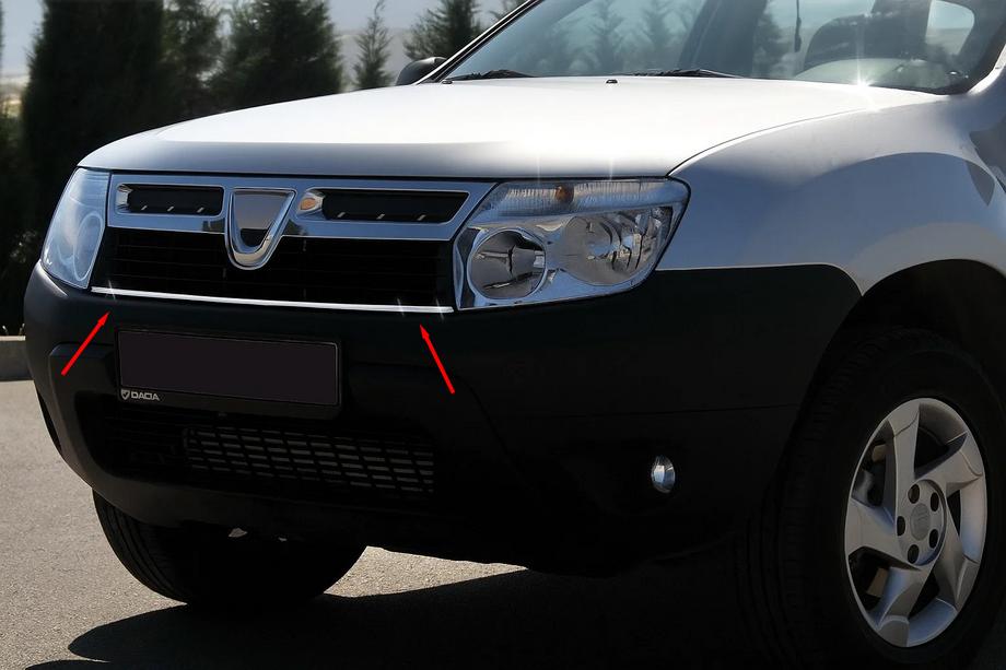 Renault Duster 2008–2017 Radiatora režģa uzlikas (nerūsējošais tērauds) Image