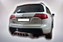 Acura MDX 2007–2013 Aizmugures aizsargstienis B1-47 (nerūsējošais tērauds) foto 4