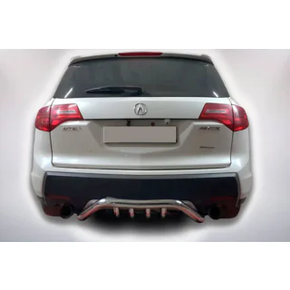 Aizmugures aizsargstienis B1-47 (nerūsējošais tērauds) Acura MDX 2007–2013 foto 2