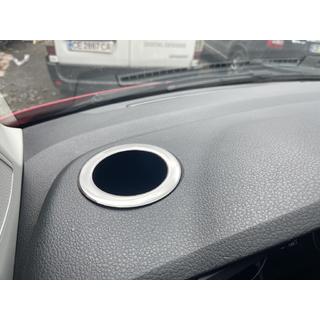 Dzērienu turētāja uzlika (2 gab., nerūsējošais tērauds) Volkswagen T6 2015–2024 foto 1