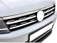 Volkswagen Tiguan 2016–2023 Hroma uzlikas restes malas un lukturu apdarei 2016-2020 (3 gab., nerusejosais terrauds) foto 3