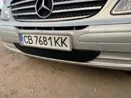 Mercedes Vito W639 2004–2014 Ziemas bampera uzlika (2004-2010) foto 3