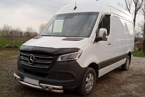 Mercedes Sprinter W907/W910 2018– Radiatora režģa uzlikas (5 gab., nerūsējošais tērauds) OmsaLine – itāļu nerūsējošais tērauds foto 5