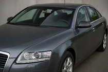 Audi A6 C6 2004–2011 Sānu spoguļu uzlikas 2006-2008 (2 gab., oglekļa šķiedra) foto 1