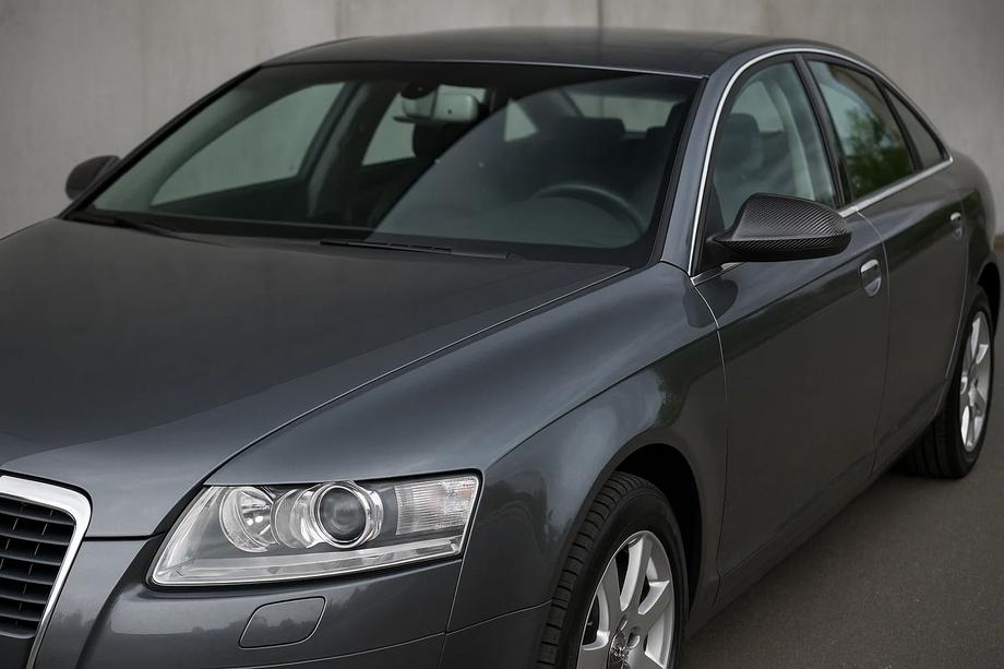 Audi A6 C6 2004–2011 Sānu spoguļu uzlikas 2006-2008 (2 gab., oglekļa šķiedra) Image