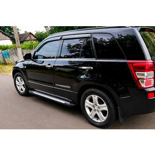 Sānu pakāpieni Allmond Grey (2 gab., alumīnijs) Suzuki Grand Vitara 2005–2017 foto 1