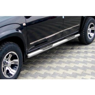 Sānu caurules standarta pamatnei (2 gab., nerūsējošais tērauds) Toyota Rav 4 2006–2013 foto 1