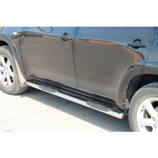 Sānu caurules standarta pamatnei (2 gab., nerūsējošais tērauds) Toyota Rav 4 2006–2013 foto 3