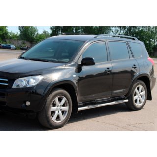 Sānu caurules standarta pamatnei (2 gab., nerūsējošais tērauds) Toyota Rav 4 2006–2013 foto 2