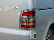 Volkswagen T5 2010–2015 Aizmugurējo lukturu uzlikas (2 gab., nerūsējošais tērauds) foto 2