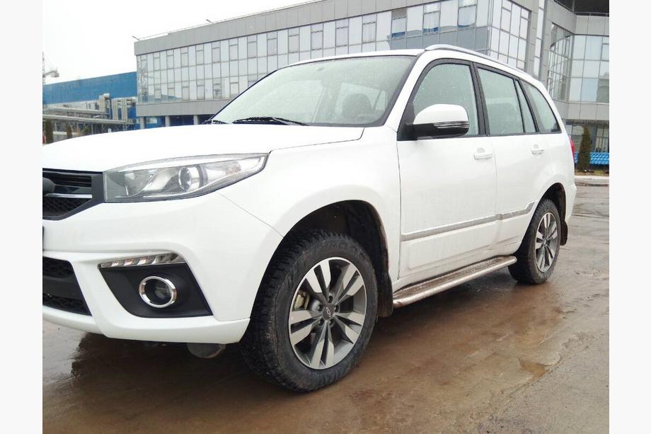 Chery Tiggo 3 2005– Sānu sliekšņi Premium (2 gab., nerūs.) Image