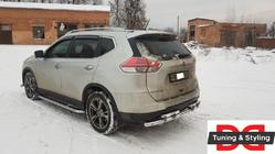 Nissan X-trail T32/Rogue 2014–2021 Sānu sliekšņi Premium (2 gab., nerūs.) foto 3