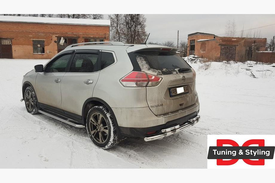 Nissan X-trail T32/Rogue 2014–2021 Sānu sliekšņi Premium (2 gab., nerūs.) Ø60 mm Foto 3