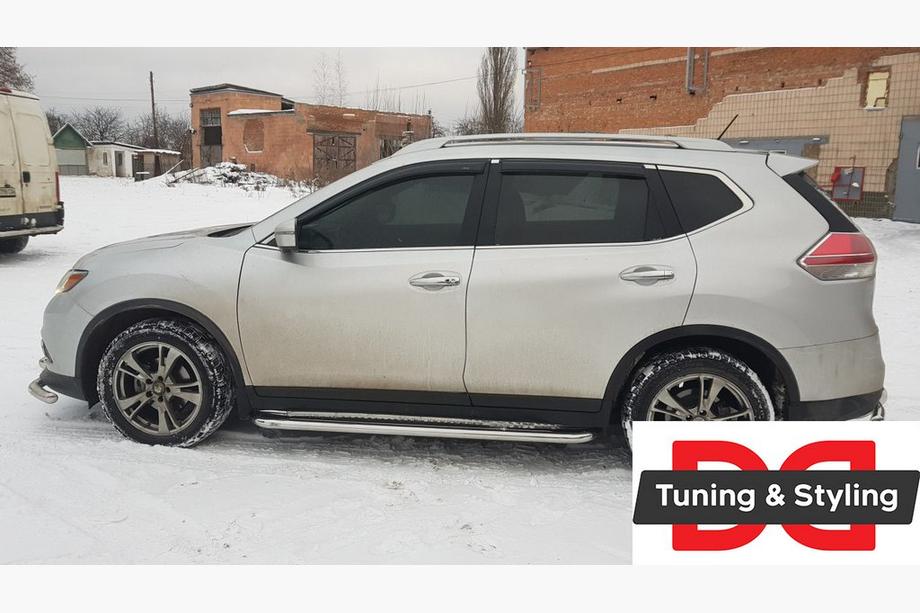 Nissan X-trail T32/Rogue 2014–2021 Sānu sliekšņi Premium (2 gab., nerūs.) Image