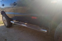 Chevrolet Niva 1998–2020 Sānu caurules (2 gab., nerūsējošais tērauds) foto 7
