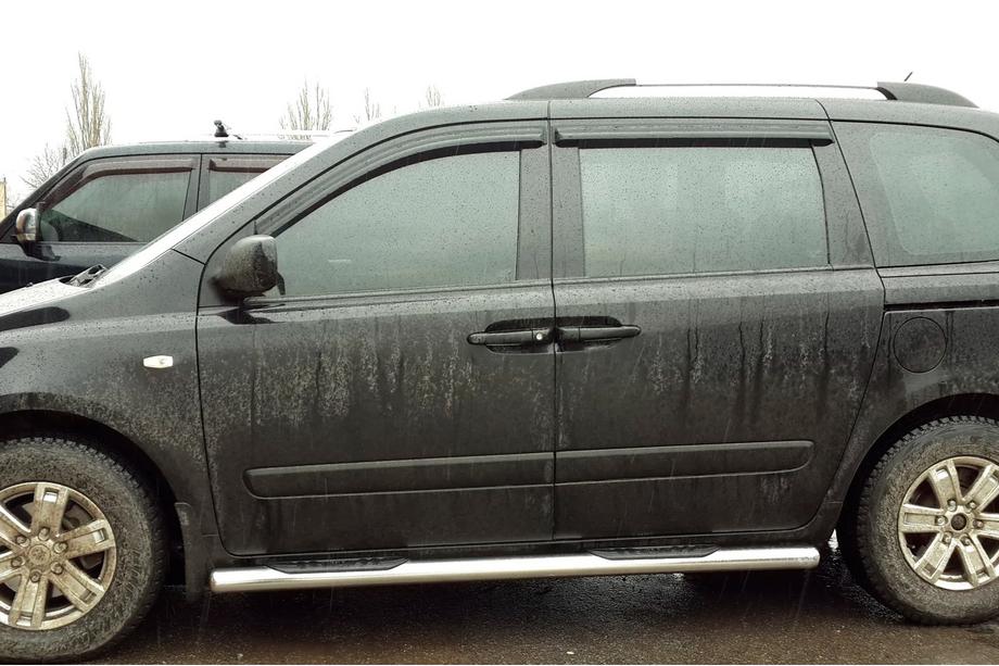Kia Carnival 2002–2013 Sānu aizsargcaurules (2 gab., nerūsējošais tērauds) Image
