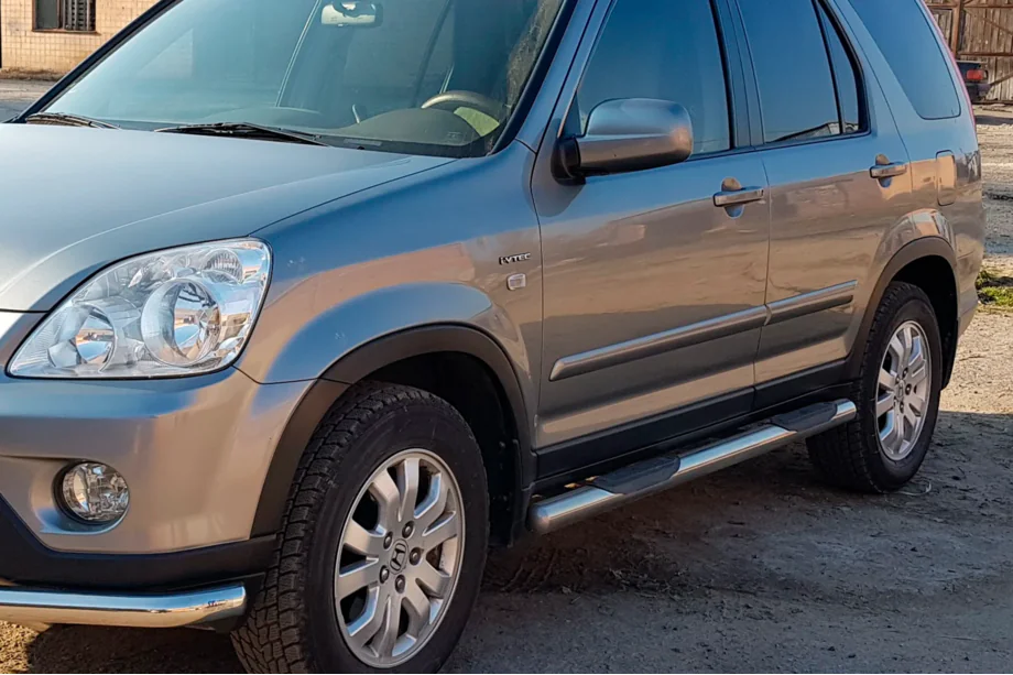 Honda CRV 2001–2006 Sānu aizsargcaurules (2 gab., nerūsējošais tērauds) Image