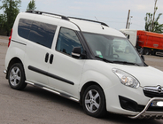 Opel Combo 2012–2018 Sānu aizsargcaurules (2 gab., nerūsējošais tērauds) 60 mm, īsā riteņu bāze foto 3