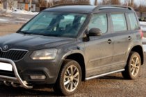 Skoda Yeti 2009–2017 Sānu aizsargcaurules (2 gab., nerūsējošais tērauds) foto 2