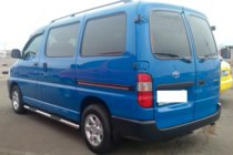 Toyota HiAce Sānu aizsargcaurules (2 gab., nerūsējošais tērauds) foto 1