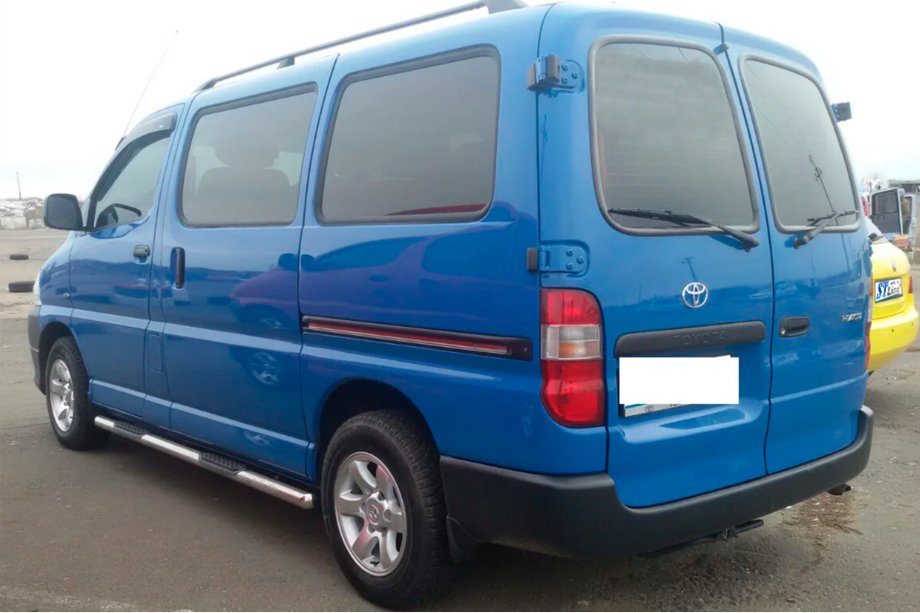 Toyota HiAce Sānu aizsargcaurules (2 gab., nerūsējošais tērauds) Image