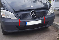 Mercedes Vito W639 2004–2014 Ziemas uzlika radiatora restei V1 (2010-2015) Matēta foto 1