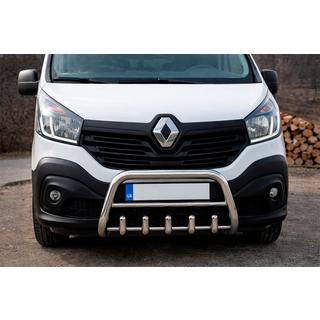 Bullbārs WT003-4 (nerūsējošais tērauds) Fiat Talento 2016– foto 2