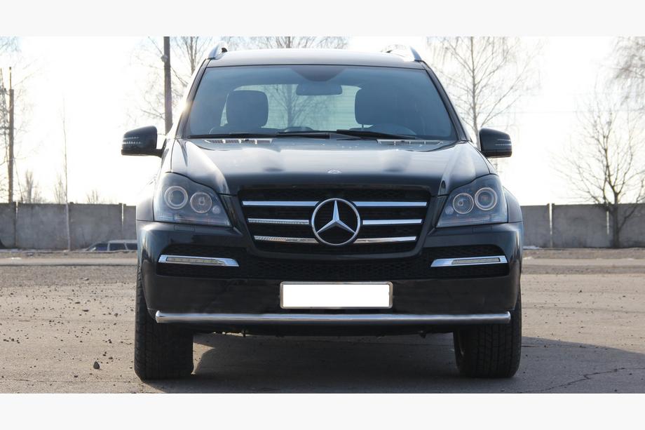 Mercedes GL class X164 2006–2012 Priekšējais aizsargstienis ST008 (nerūsējošais tērauds) Image