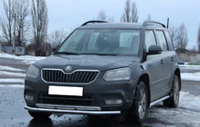 Skoda Yeti 2009–2017 Priekšējais ķengurtaisnis ST008 (nerūsējošais tērauds) foto 2