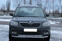 Skoda Yeti 2009–2017 Priekšējais ķengurtaisnis ST008 (nerūsējošais tērauds) foto 1