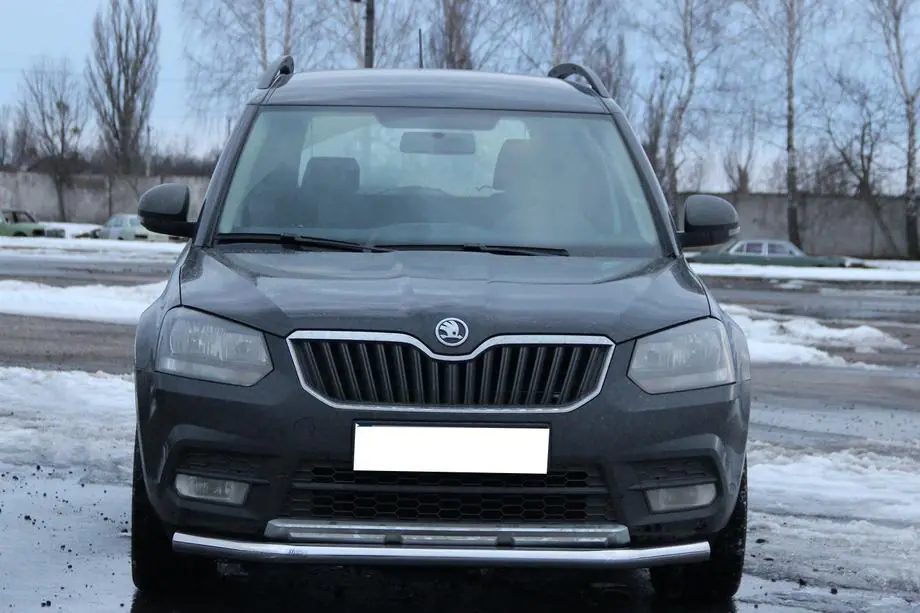 Skoda Yeti 2009–2017 Priekšējais ķengurtaisnis ST008 (nerūsējošais tērauds) Image
