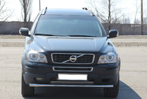 Volvo XC90 2002–2014 Priekšējais aizsargstienis ST008 (nerūsējošais tērauds) foto 3