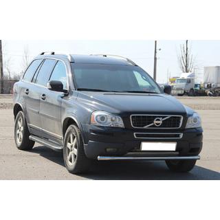 Priekšējais aizsargstienis ST008 (nerūsējošais tērauds) Volvo XC90 2002–2014 foto 2