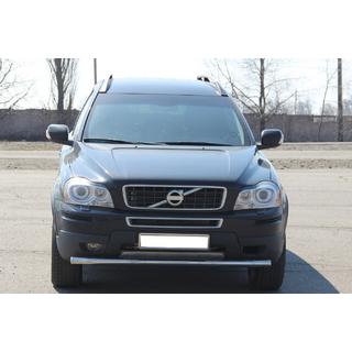 Priekšējais aizsargstienis ST008 (nerūsējošais tērauds) Volvo XC90 2002–2014 foto 3