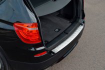 BMW X3 F25 2011–2018 Nerūsējošā tērauda aizmugurējā bampera uzlika OmsaLine (matēta) foto 6