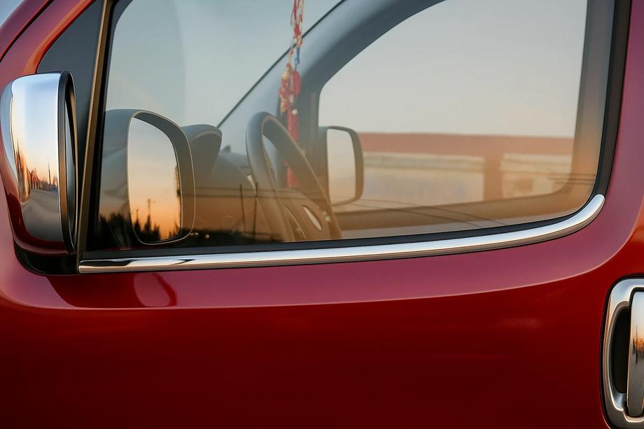 Citroen Nemo 2007–2017 Ārējās logu apdares līstes (2 gab., nerūsējošais tērauds) OmsaLine – itāļu nerūsējošais tērauds Image